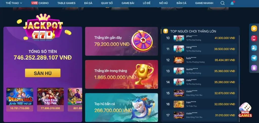 Lợi Ích VIP Nổ Hũ t888 nhà cái